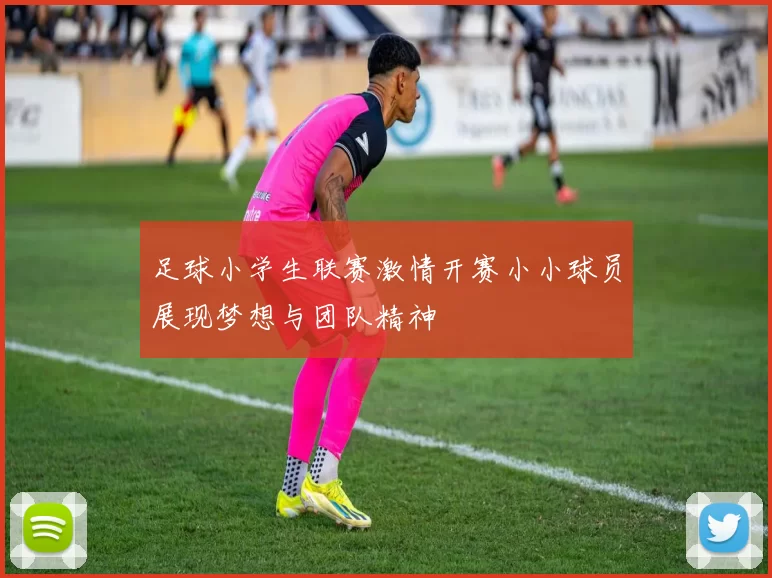 足球小学生联赛激情开赛小小球员展现梦想与团队精神